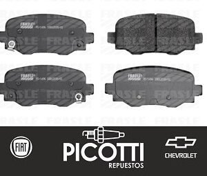 Pastillas de freno traseras Fras-le Fiat 500 1.4 16v