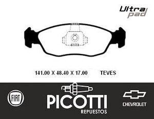 Pastillas de freno Litton Chevrolet Agile 1.4