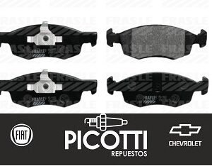 Pastillas de freno delanteras Fras-le Fiat Grand Siena Attractive 1.4 12..