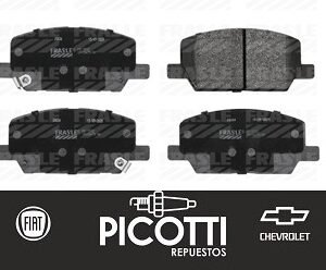 Pastillas de freno delanteras Fras-le Chevrolet Tracker 1.8