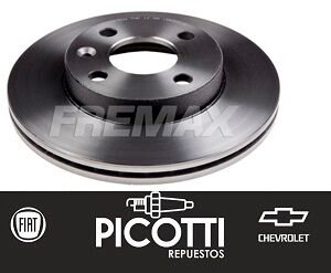 Discos de freno Freemax s/abs Chevrolet Cobalt 1.4