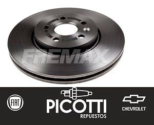 Discos de freno Freemax Chevrolet Tracker 1.8 4x2-4x4 llanta 16"