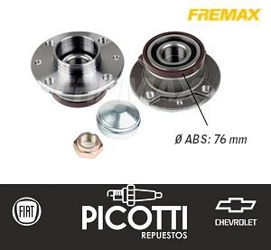 Maza de rueda trasera Freemax Fiat Fiorino 1.4