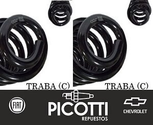 Resorte de suspensión delantero Car Chevrolet Agile 1.4 09-16