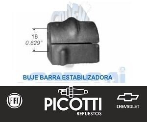 Buje de barra estabilizadora Capemi Corsa II