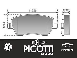 Pastillas de freno delanteras Durblock Renault Duster 1.6 16v 11..