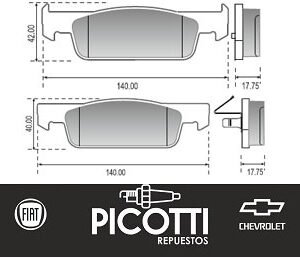 Pastillas de freno Durblock Renault Logan II 1.6 8v-16v 14..