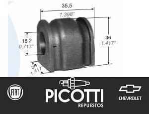 Buje barra estabilizadora Renault Duster/Oroch/Captur