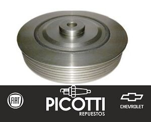 Polea de cigueñal Renault R19/Clio 1.9/Express/Megane/Trafic 1.9 Diesel/Kangoo F8Q 6 PV