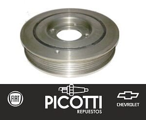 Polea de cigueñal Chevrolet S-10/Blazer/Astra/Vectra/Zafira 2.0 8v-2.2-2.4MPFI