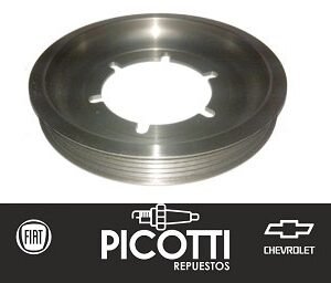 Polea de cigueñal Fiat Siena TD acople para aire