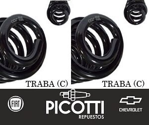 Resorte de suspension trasero Car Chevrolet Corsa II
