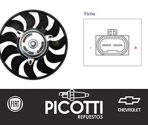 Electroventilador Omer Chevrolet Celta / Prisma c/AA