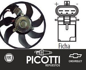 Electroventilador Omer Chevrolet Corsa Classic 1.4 8v