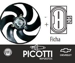 Electroventilador Omer Renault Kangoo Nafta / Diesel c/AA