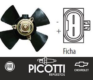 Electroventilador Omer Chevrolet Corsa s/AA